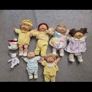 Vintage 6 cabbage patch kids Lot - No boxes - Pick Up Only